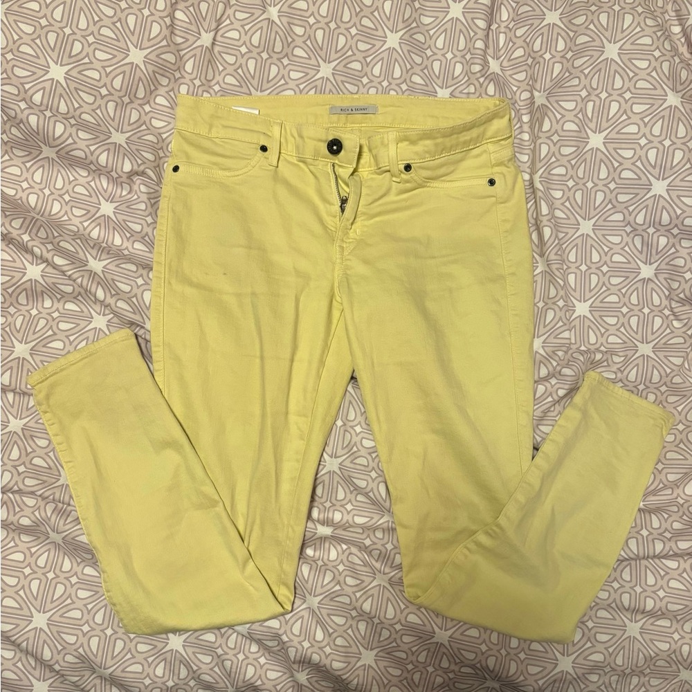 Rich & Skinny Soft Yellow Denim